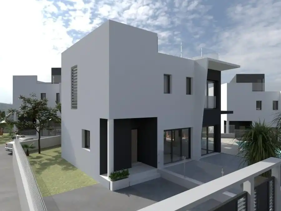 Vista exterior de Casa o chalet en venta en Villajoyosa / La Vila Joiosa con Aire acondicionado, Calefacción y Jardín privado