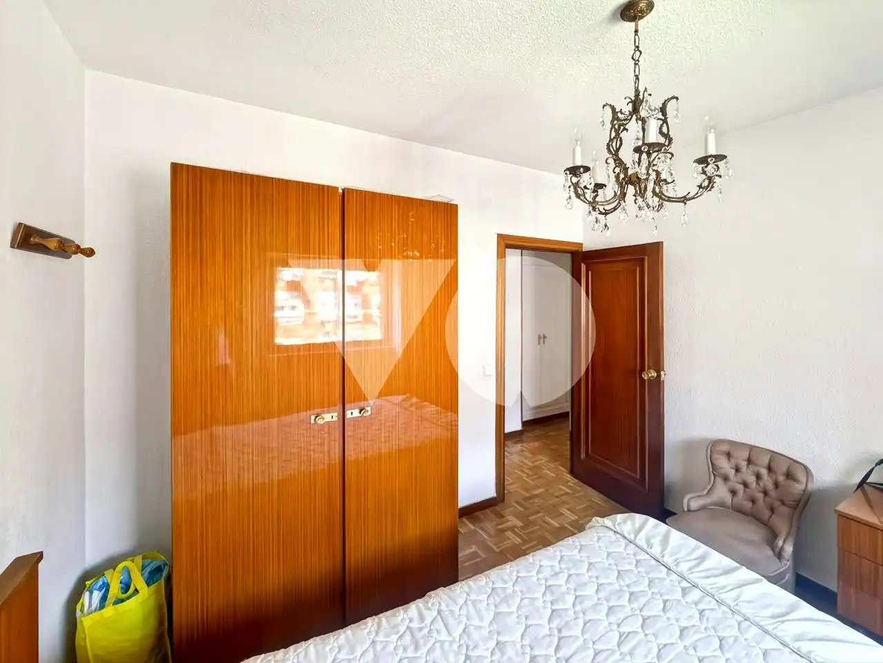 Schlafzimmer von Wohnung zum Verkauf in Madrid mit Klimaanlage, Heizung und Parkett
