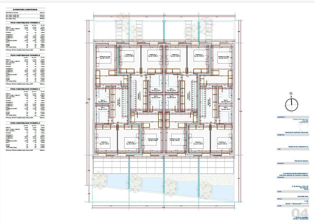 Casa adosada en venda en Ses Salines amb Aire condicionat, Jardí privat i Piscina