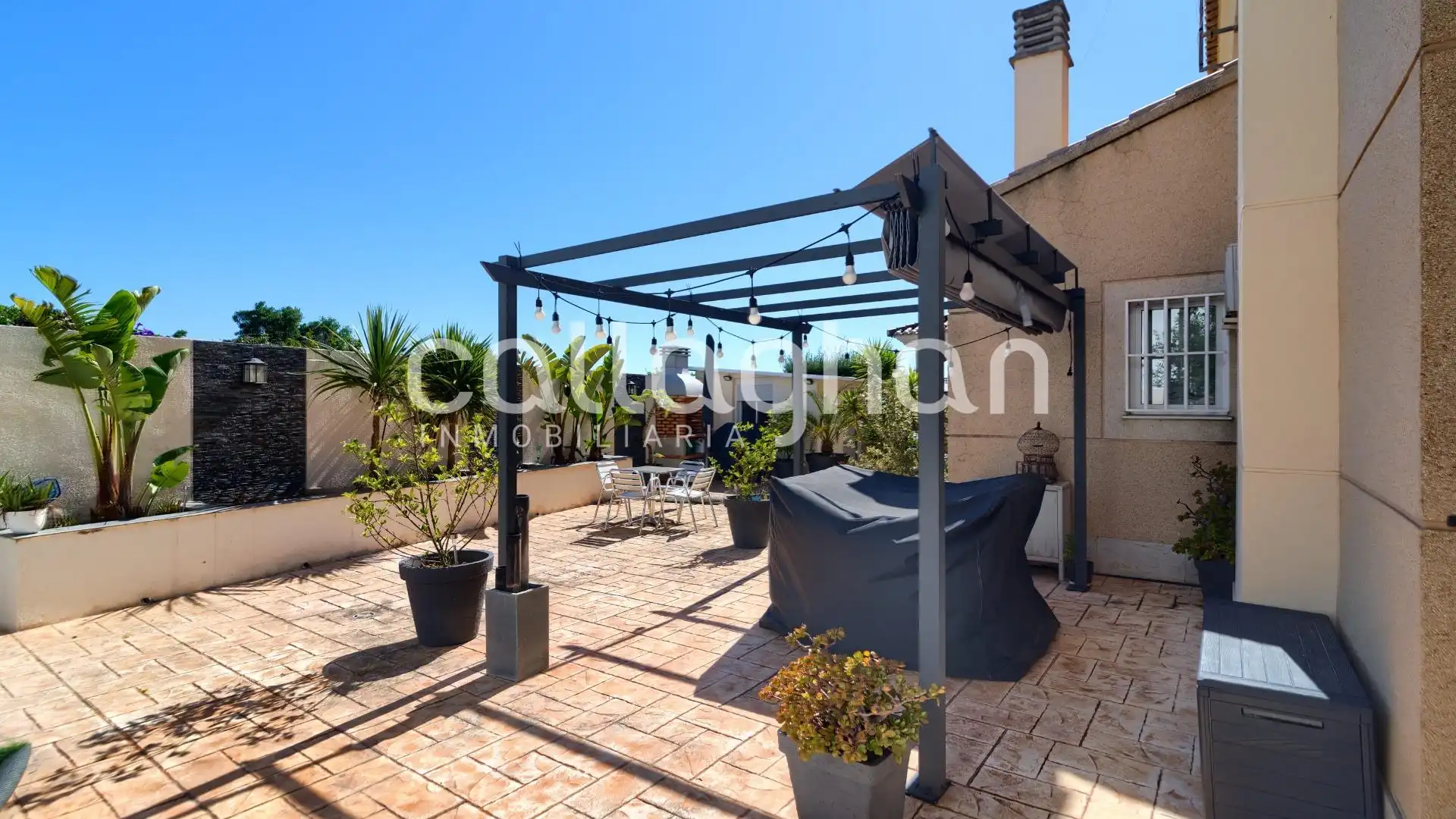 Terrassa de Casa o xalet en venda en Polinyà de Xúquer amb Aire condicionat, Jardí privat i Terrassa