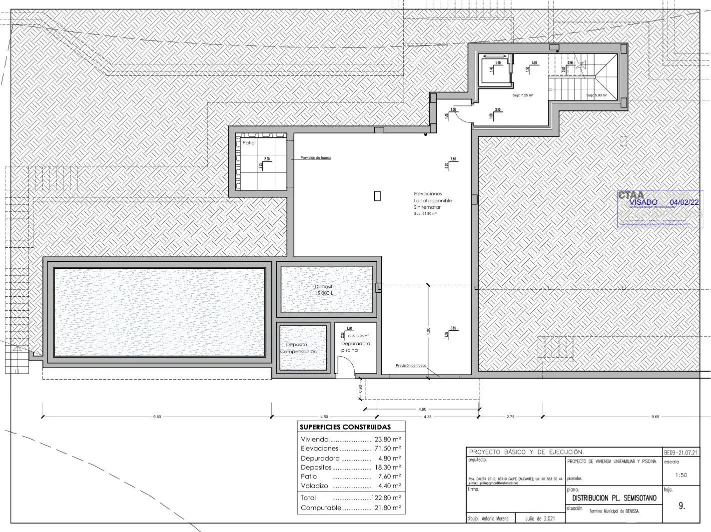 Villa mit Pool zum Verkauf in La Fustera, imagen 16