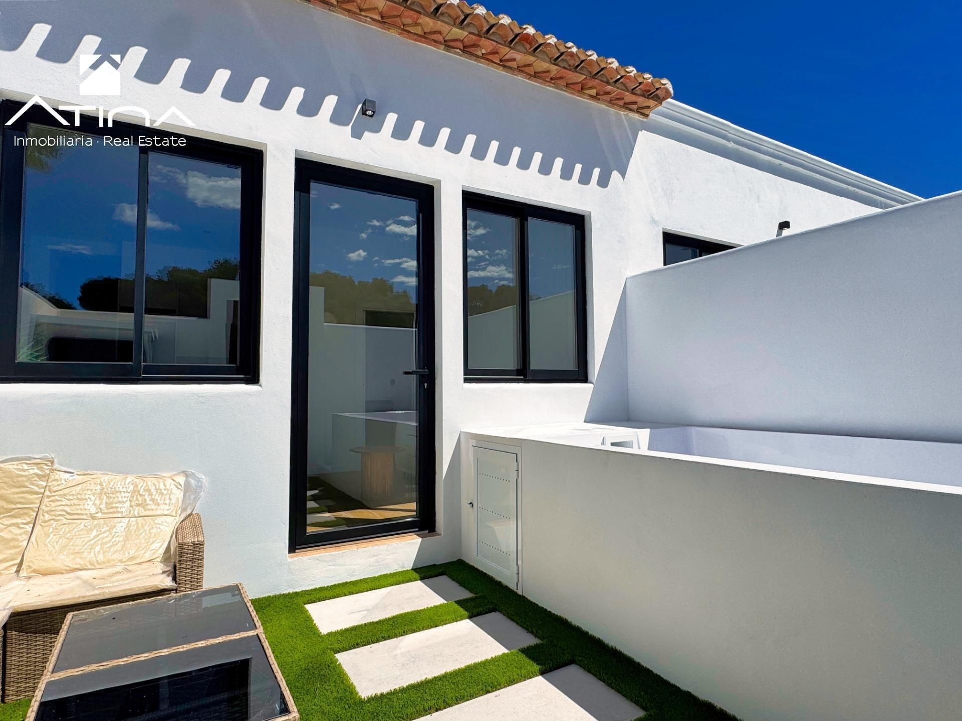 Terrassa de Apartament en venda en Jávea / Xàbia amb Terrassa, Piscina i Moblat