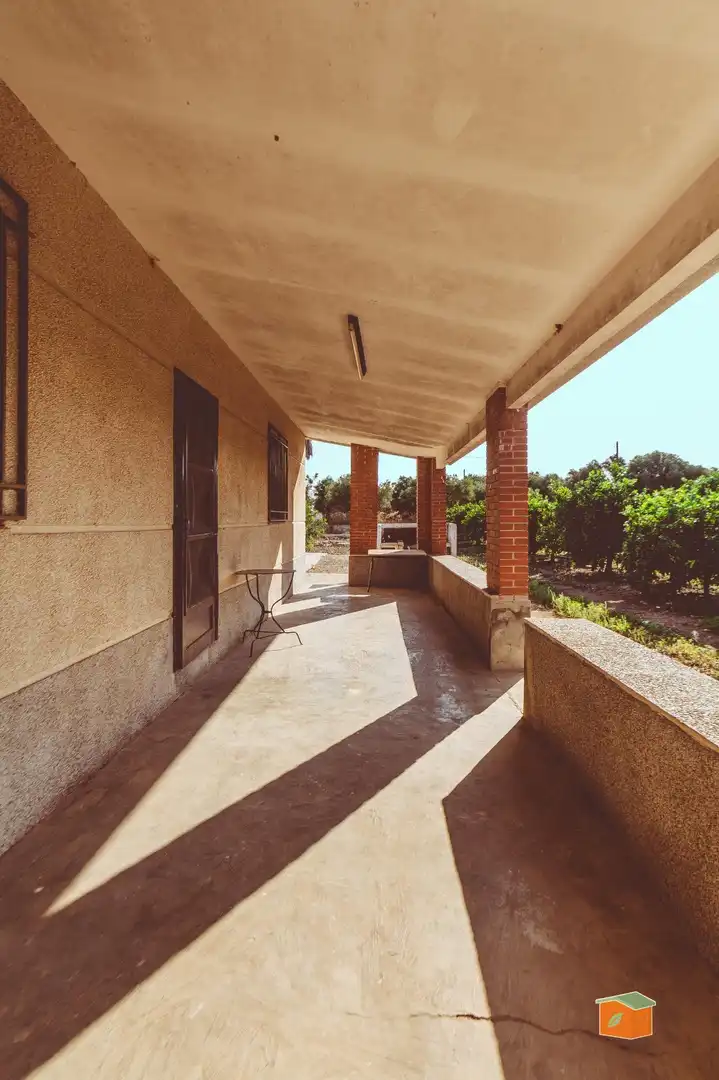 Terraza de Finca rústica en venta en Santa Bàrbara con Trastero y Amueblado