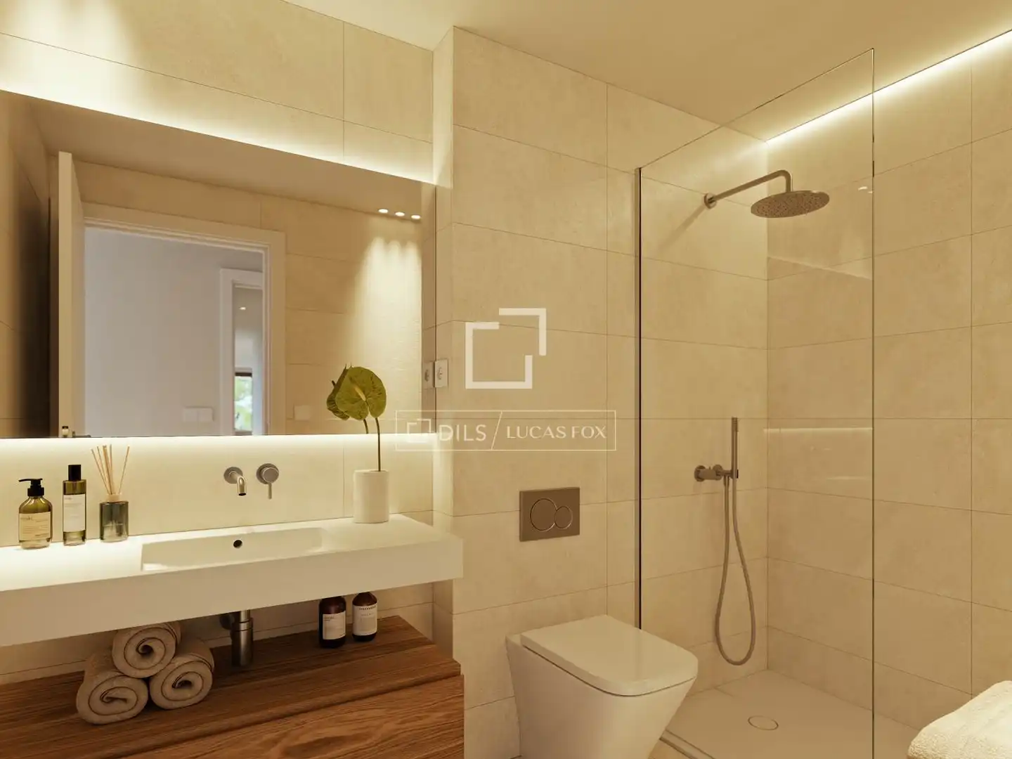 Bathroom of Flat for sale in Benicasim / Benicàssim  with Air Conditioner, Private garden and Terrace