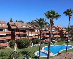 Exterior view of Attic to rent in Marbella  with Air Conditioner, Terrace and Storage room