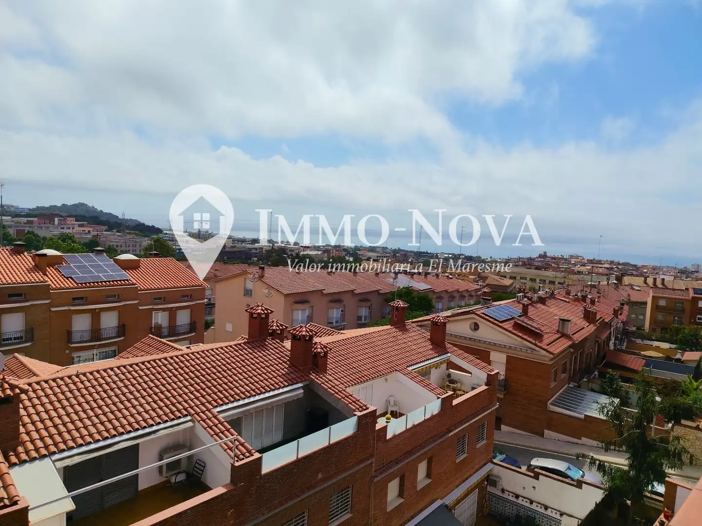 Balcony of Detached homes for sale in Mataró  with Heating, Terrace and Furnished