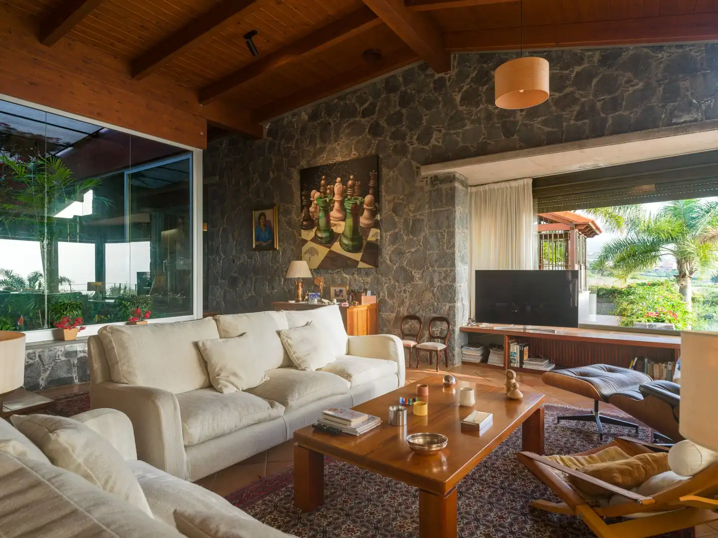 Sala de estar de Casa o chalet en venta en Tacoronte con Calefacción, Jardín privado y Terraza
