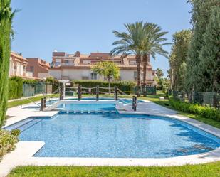 Swimming pool of Single-family semi-detached for sale in Alicante / Alacant  with Air Conditioner, Terrace and Balcony