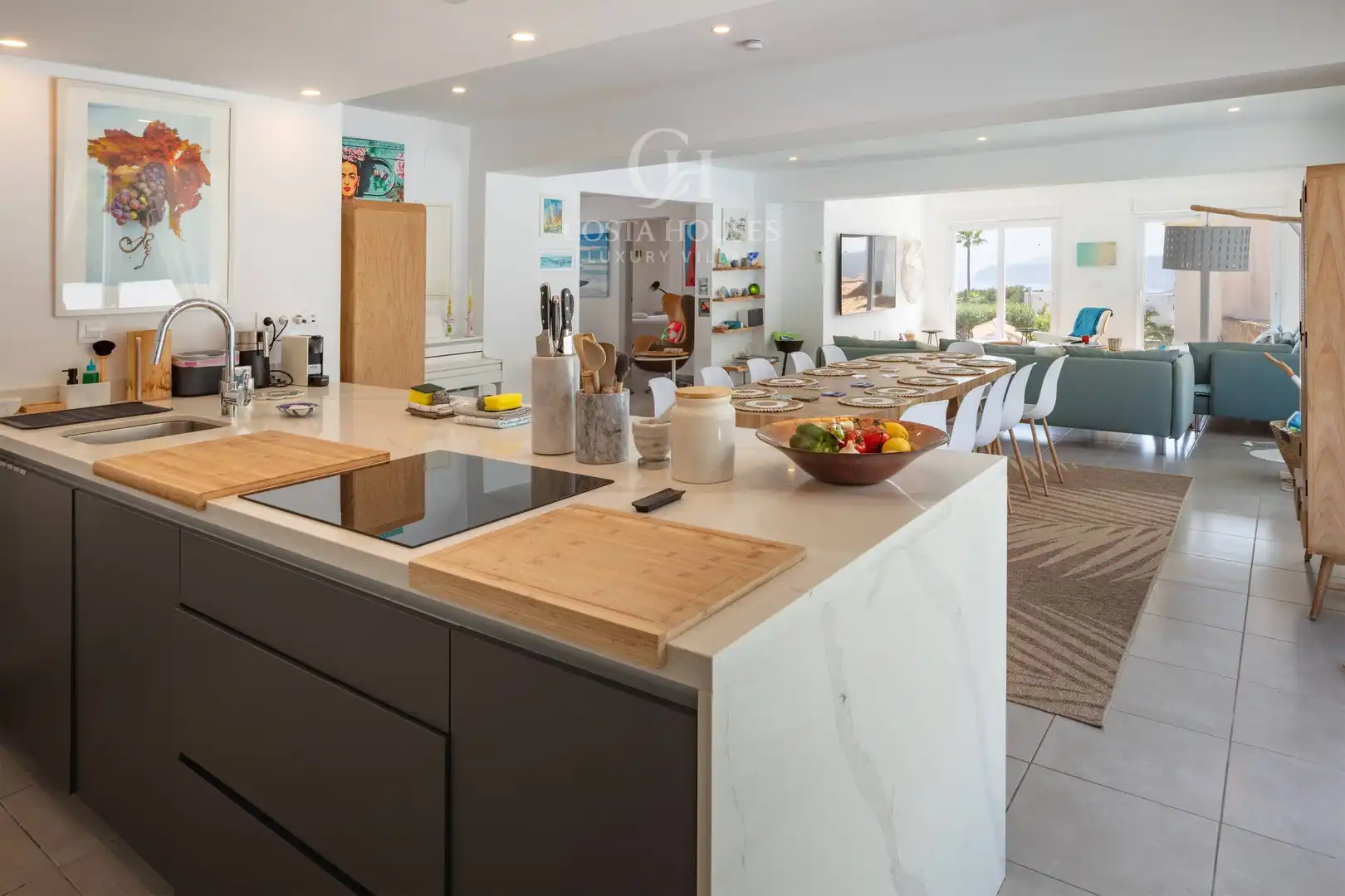 Cocina de Casa o chalet en venta en Jávea / Xàbia con Aire acondicionado, Calefacción y Jardín privado