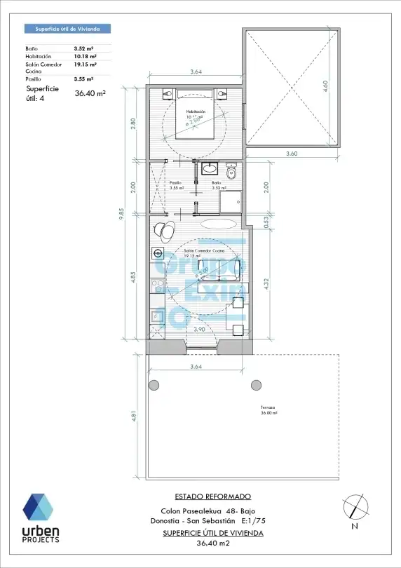 Piso en venta en Donostia - San Sebastián  con Calefacción y Terraza