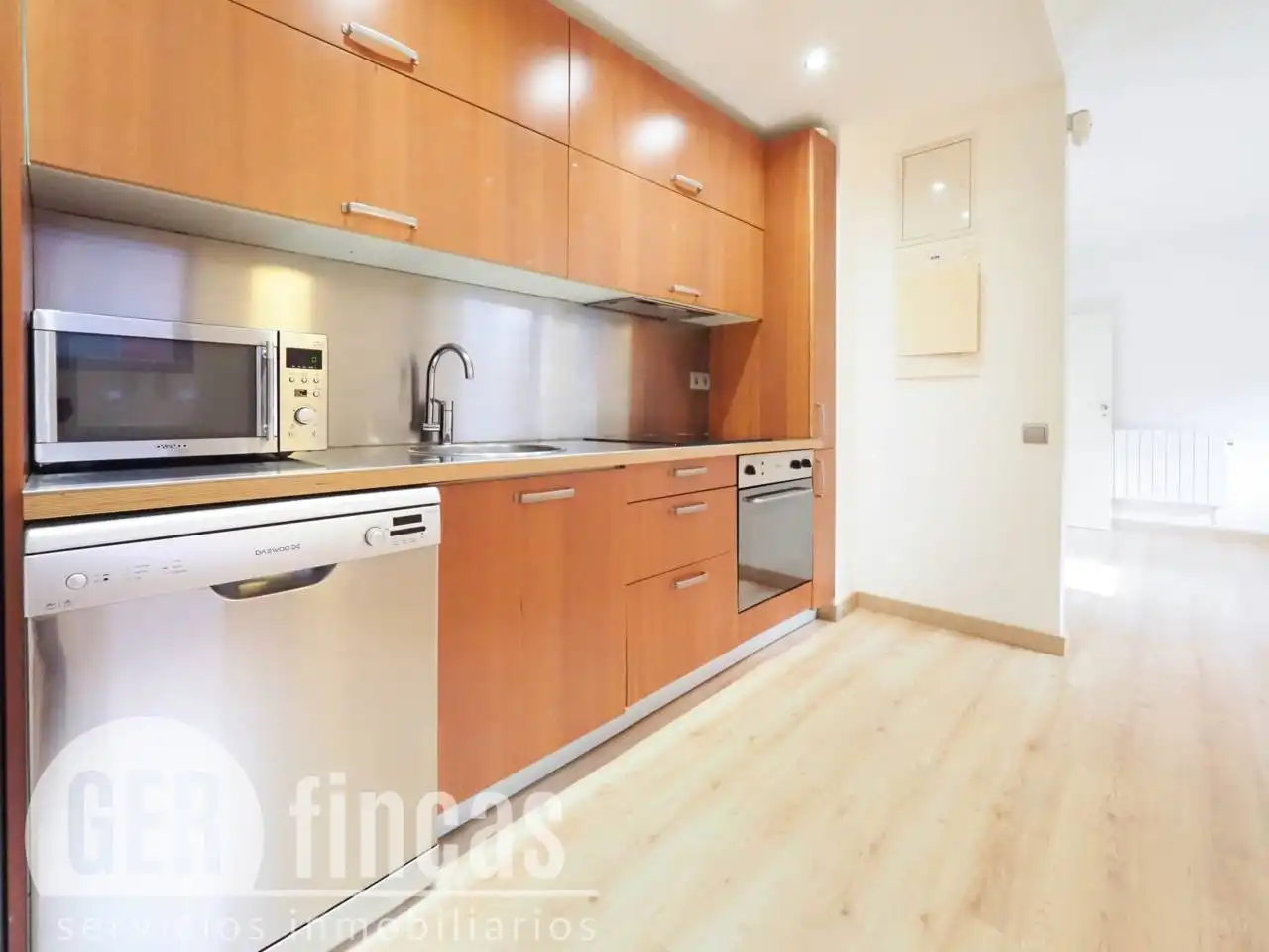 Küche von Maisonette zum Verkauf in Terrassa mit Klimaanlage, Heizung und Parkett