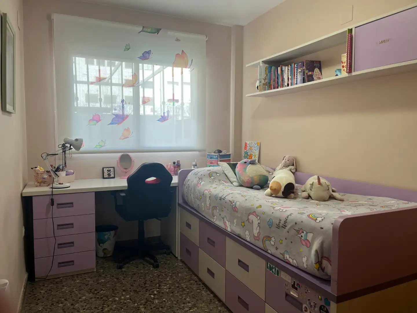 Bedroom of Flat for sale in Valencia  with Air Conditioner, Terrace and Storage room