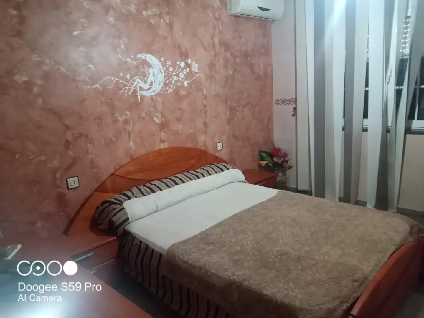 Schlafzimmer von Wohnung zur Miete in Valverde del Fresno mit Balkon