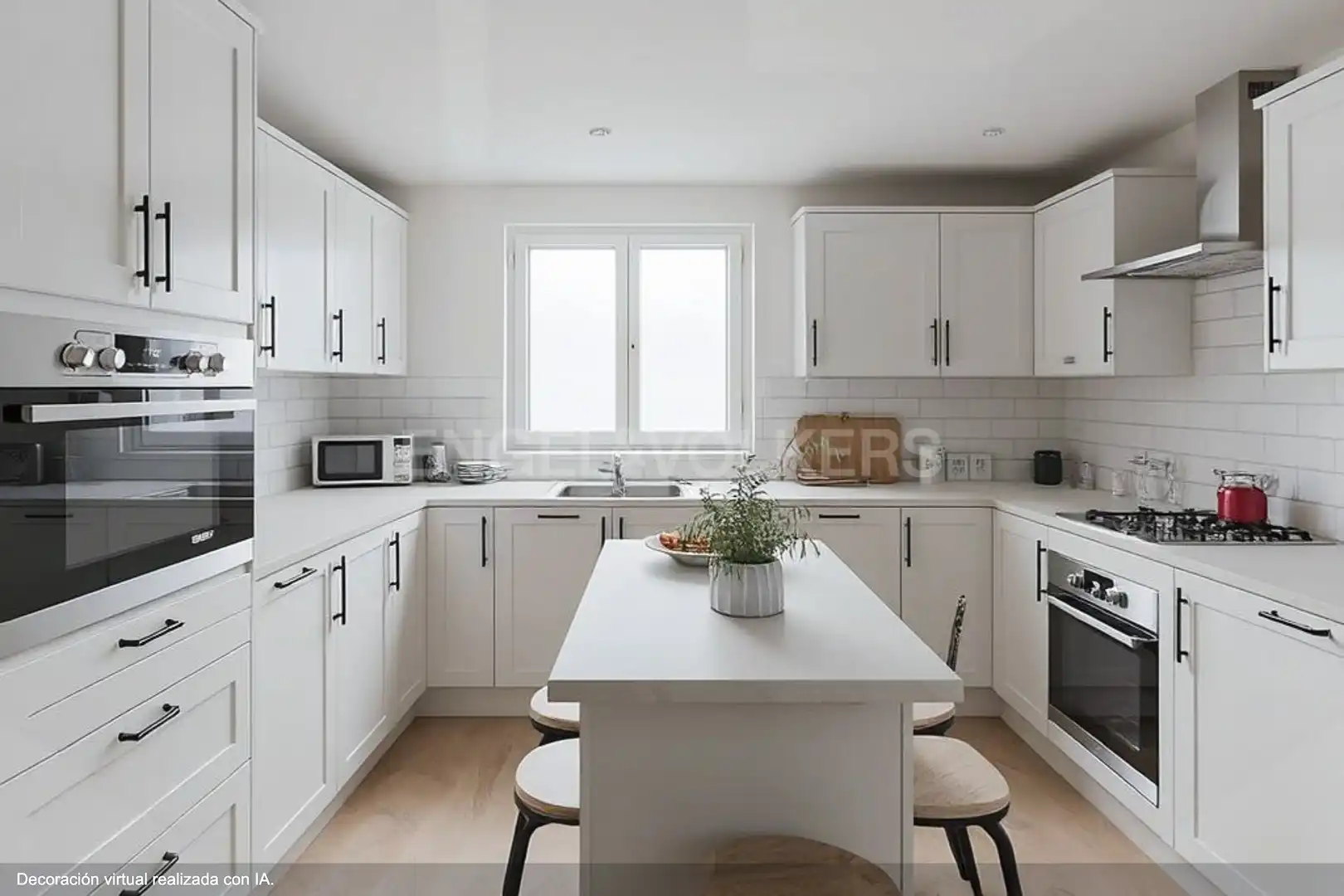 Kitchen of Flat for sale in Barcelona  with Heating, Parquet flooring and Furnished
