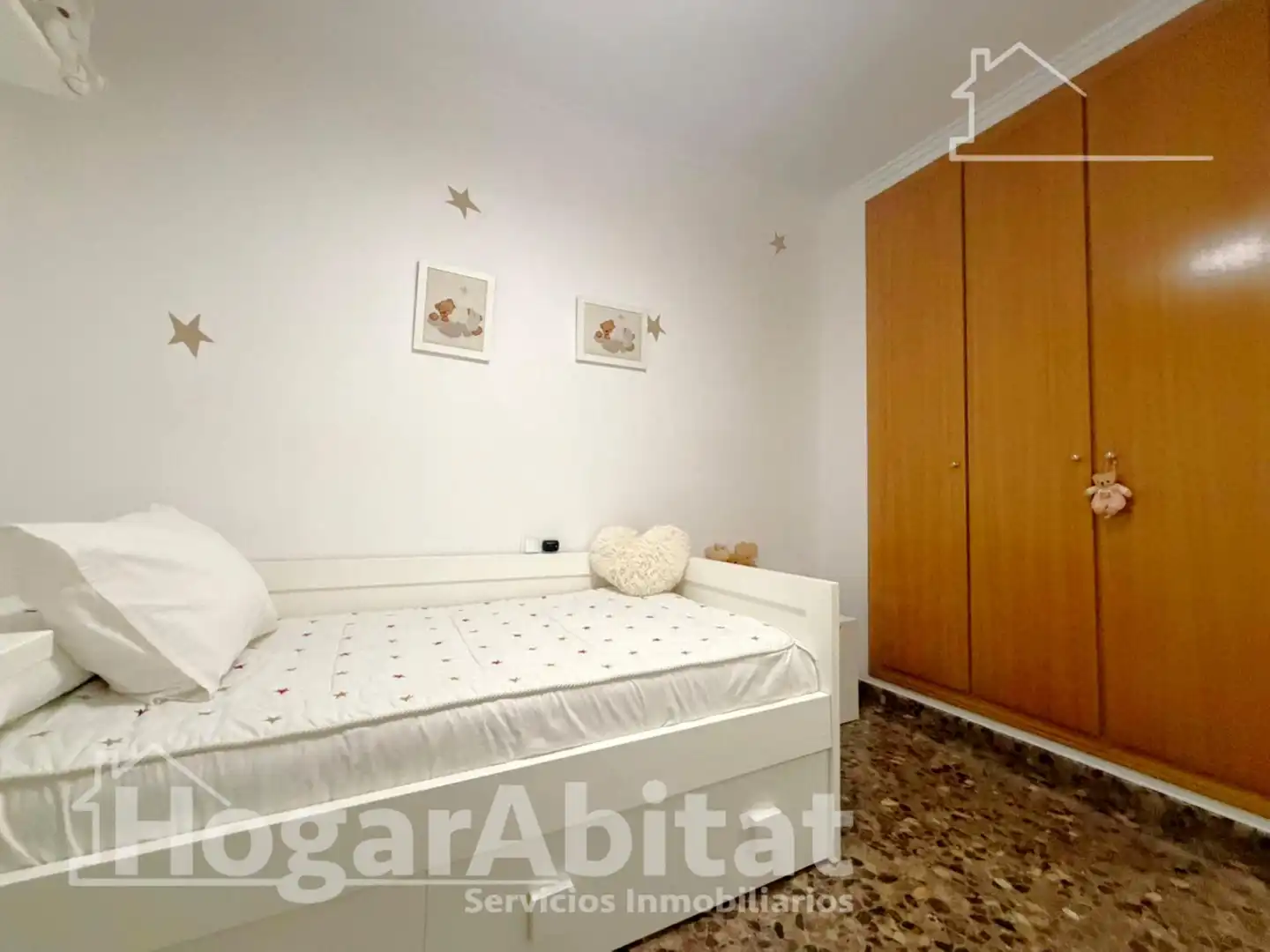 Bedroom of Flat for sale in Alboraya  with Air Conditioner, Heating and Terrace