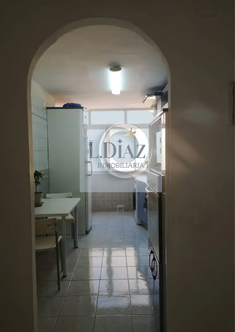 Kitchen of Flat for sale in Málaga  with Heating, Terrace and Furnished