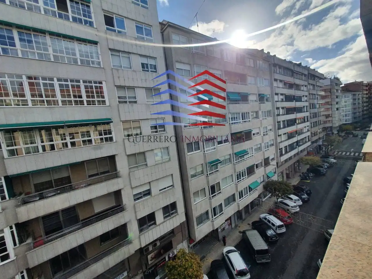 Vista exterior de Apartamento de alquiler en Ourense Capital  con Calefacción, Parquet y Amueblado