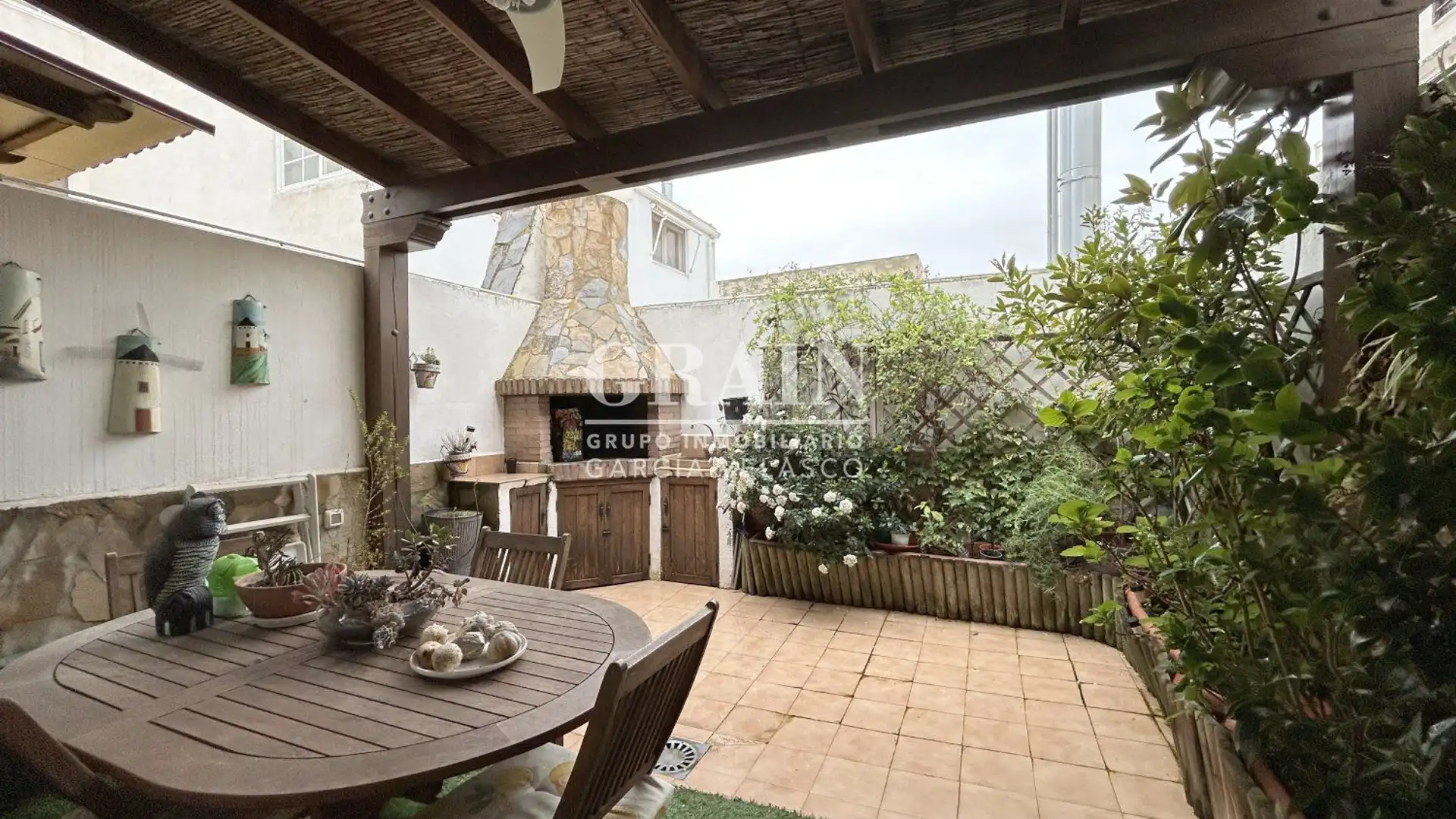 Garden of Single-family semi-detached for sale in  Albacete Capital  with Air Conditioner, Heating and Terrace