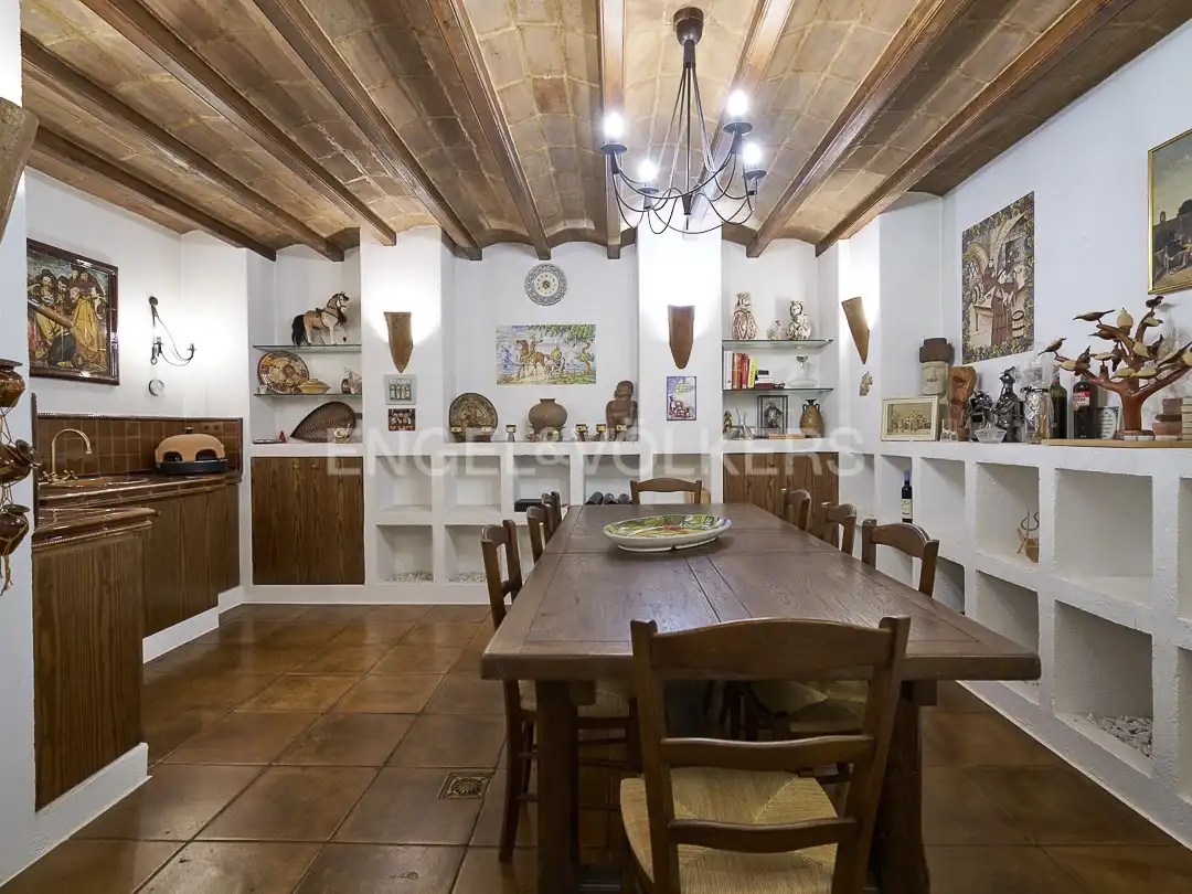 Dining room of Country homes for sale in Sitges  with Air Conditioner, Heating and Private garden