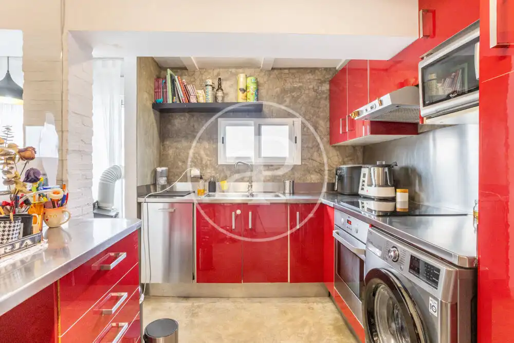 Cocina de Ático en venta en Valencia con Aire acondicionado, Calefacción y Terraza