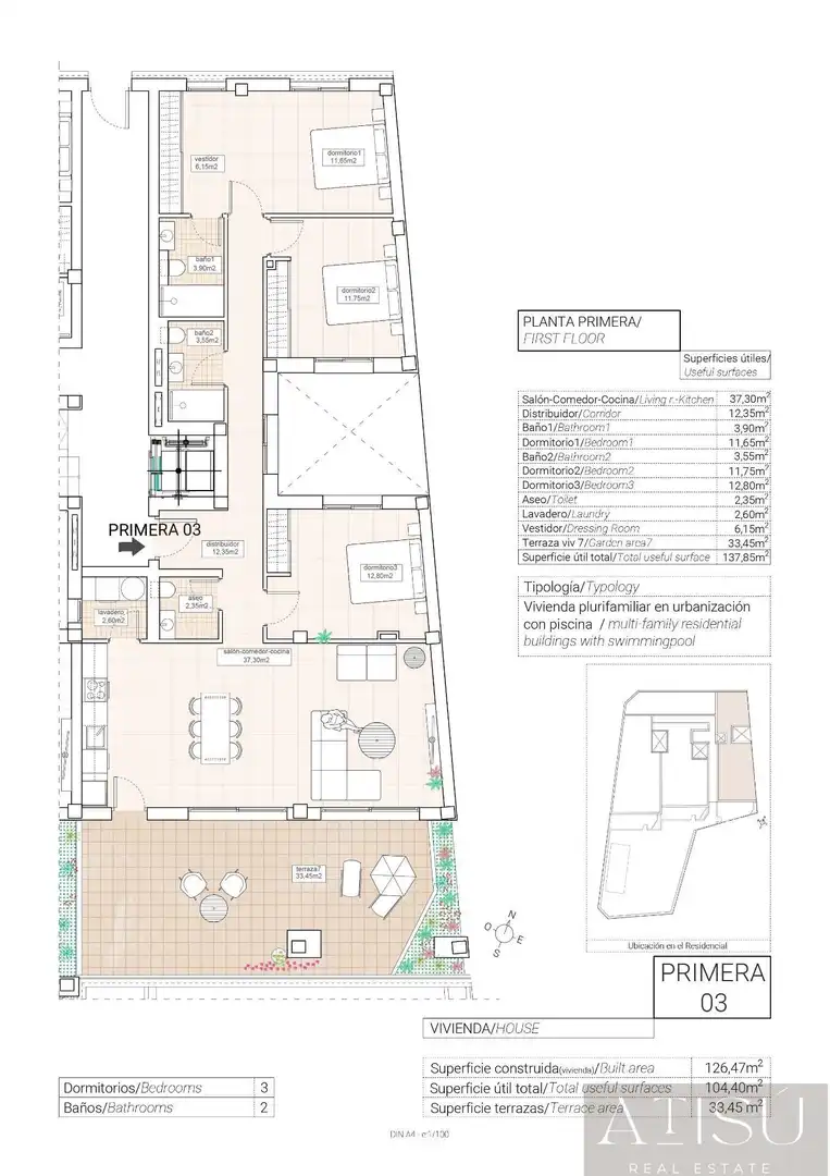 Appartement compact avec piscine à vendre à Hondón de las Nieves / El Fondó de les Neus, imagen 9
