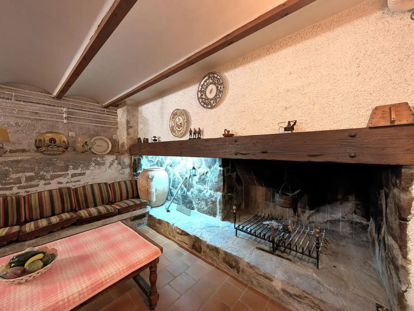 Sala d'estar de Casa o xalet en venda en Alcoy / Alcoi amb Calefacció, Jardí privat i Terrassa