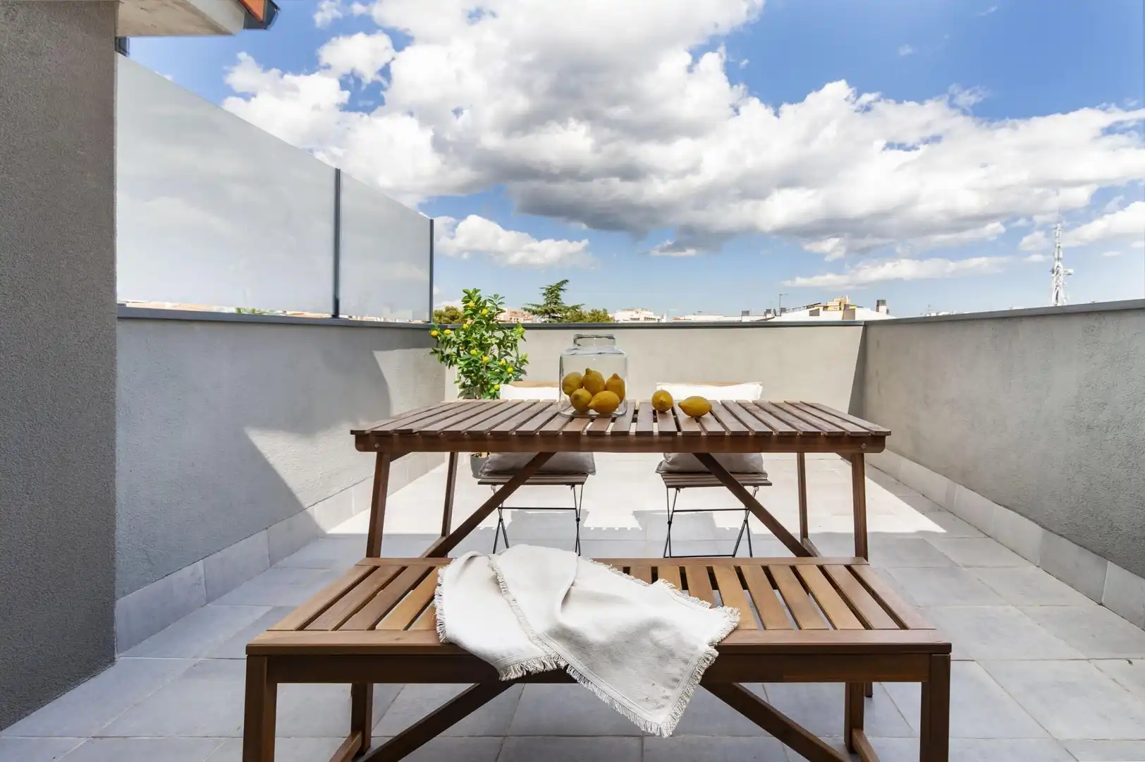 Terrasse von Dachboden zum Verkauf in Terrassa