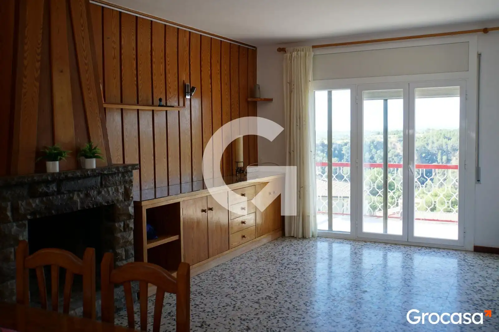 Sala de estar de Casa o chalet en venta en Els Hostalets de Pierola con Calefacción, Jardín privado y Terraza
