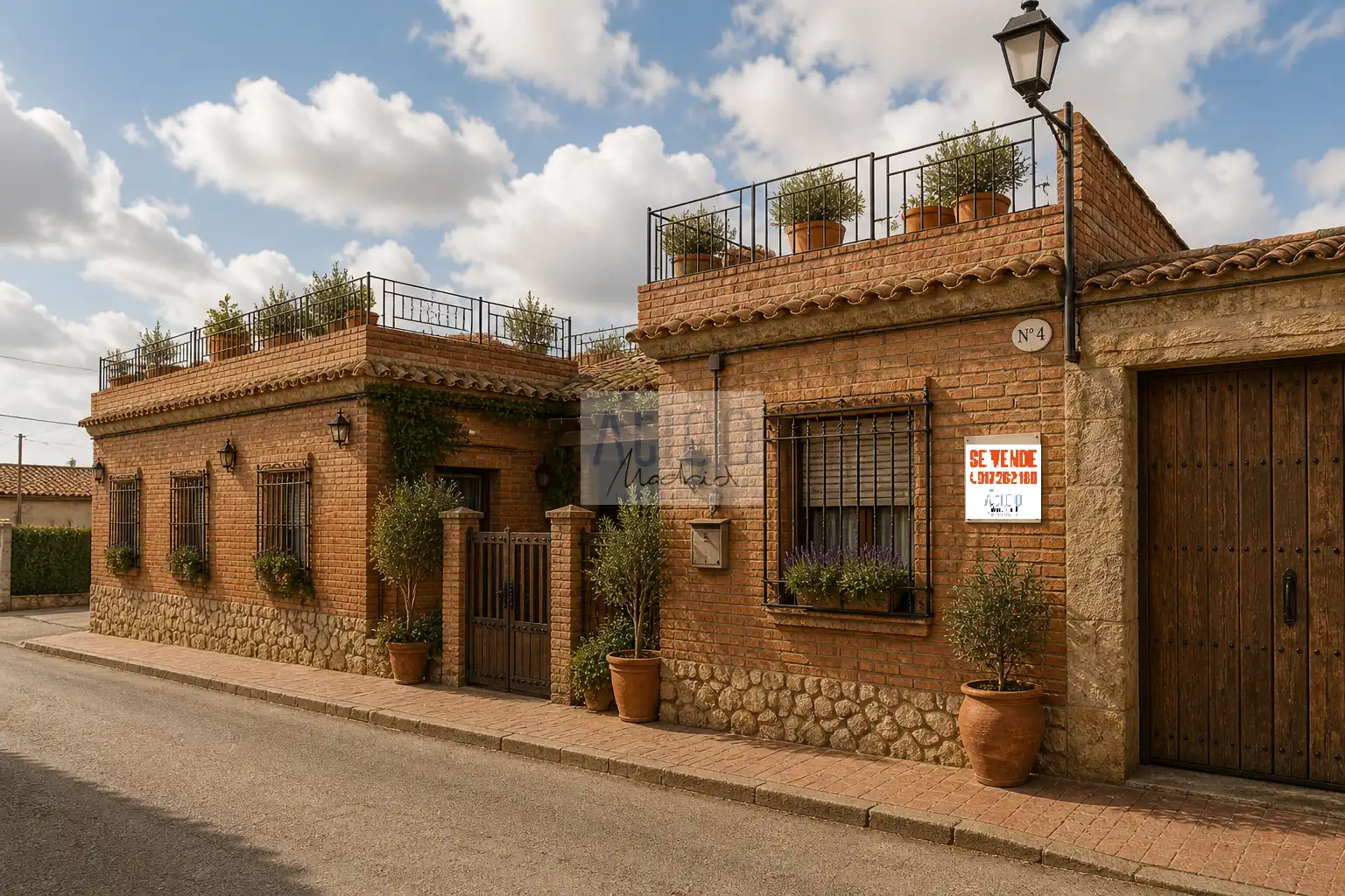 Vista exterior de Casa adosada en venda en Cózar amb Aire condicionat i Terrassa