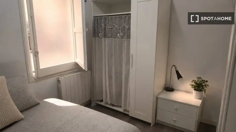 Schlafzimmer von Wohnung zur untervermieten in El Prat de Llobregat mit Klimaanlage, Terrasse und Möbliert