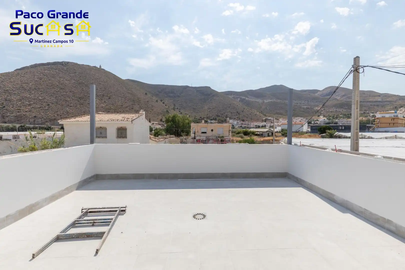 Terrasse von Wohnung zum Verkauf in Gualchos mit Klimaanlage, Heizung und Privatgarten