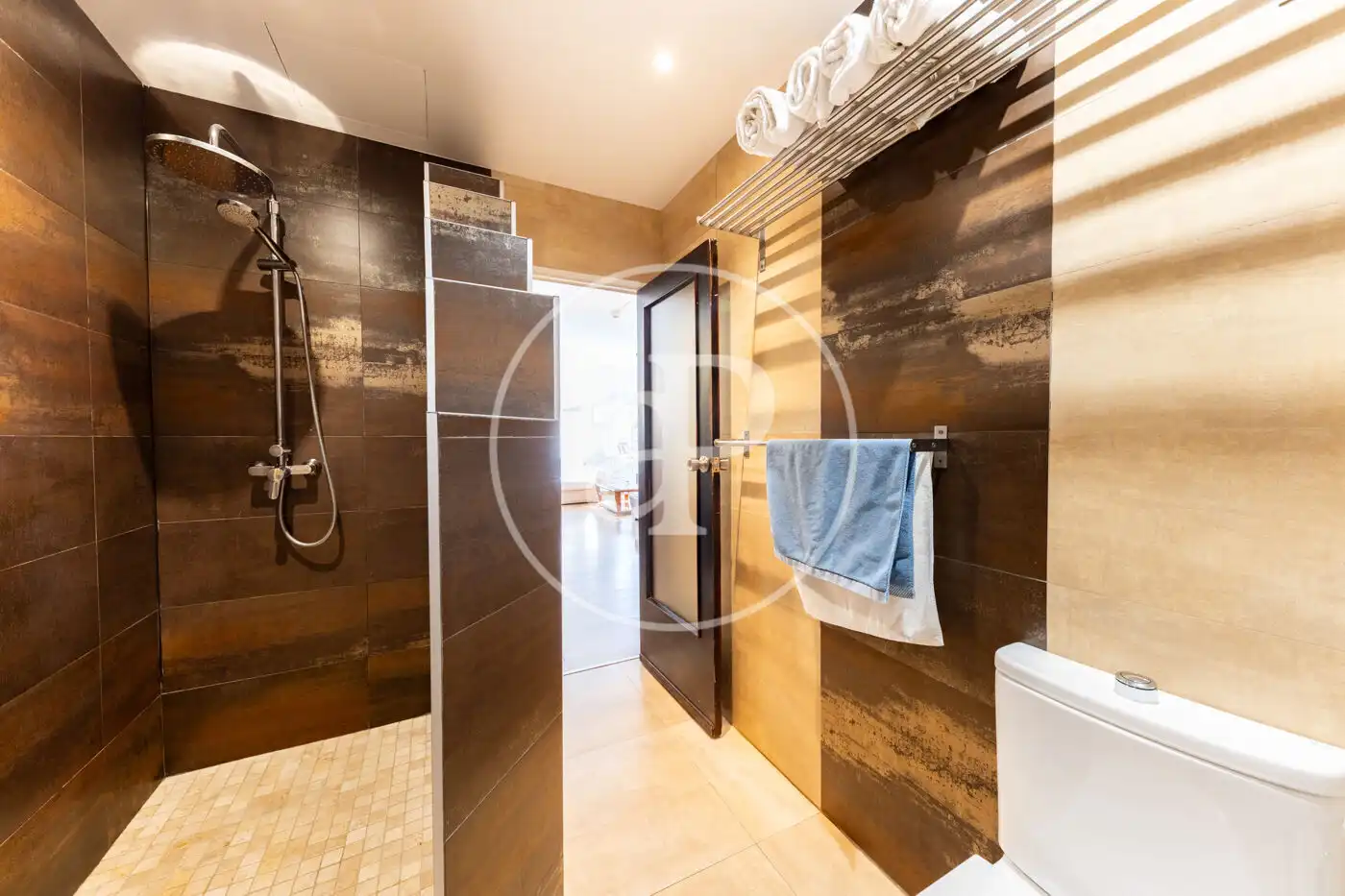 Badezimmer von Wohnung zur Miete in  Palma de Mallorca mit Klimaanlage, Heizung und Terrasse