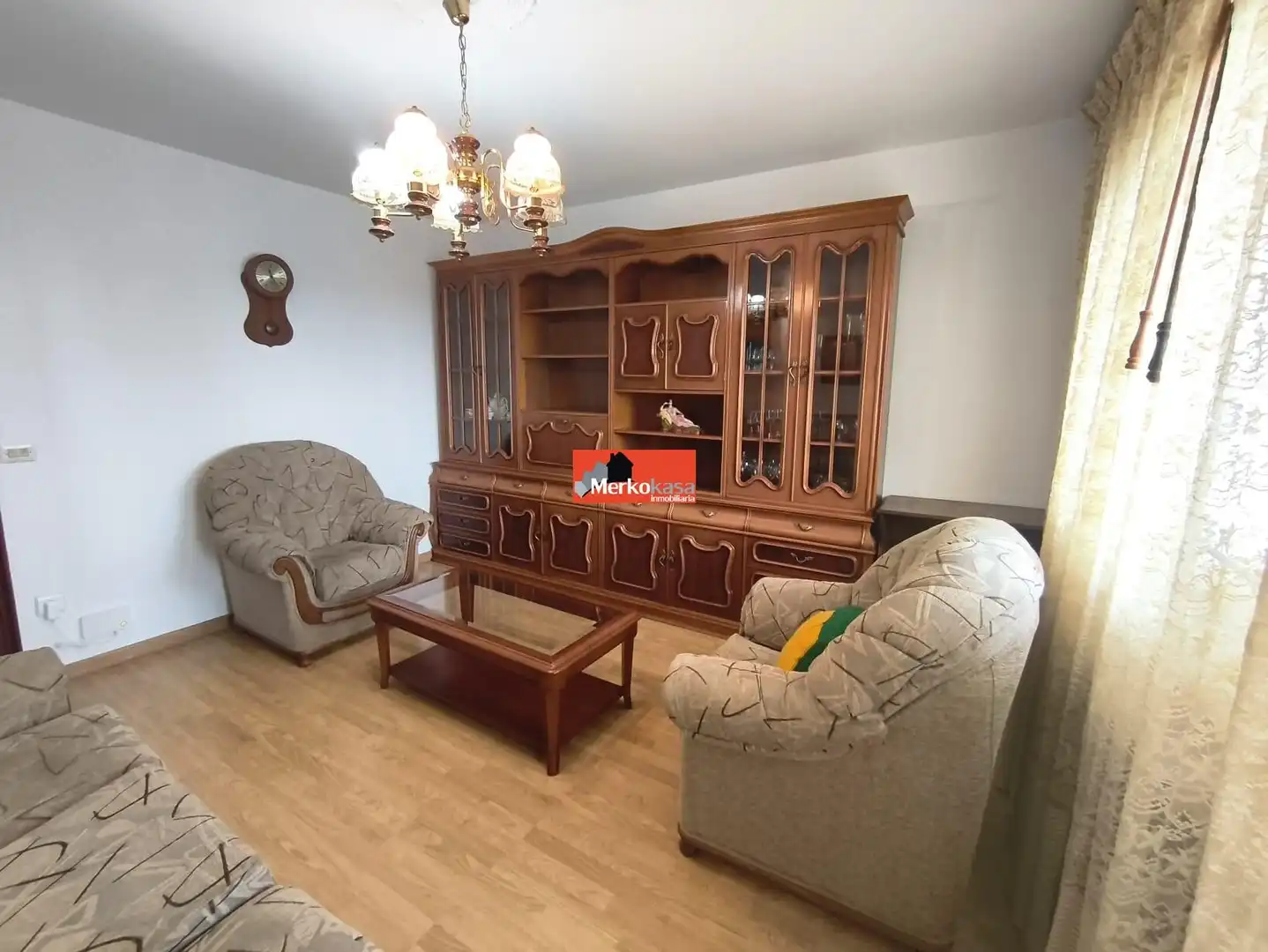 Sala de estar de Piso en venta en Lugo con Calefacción, Amueblado y Balcón