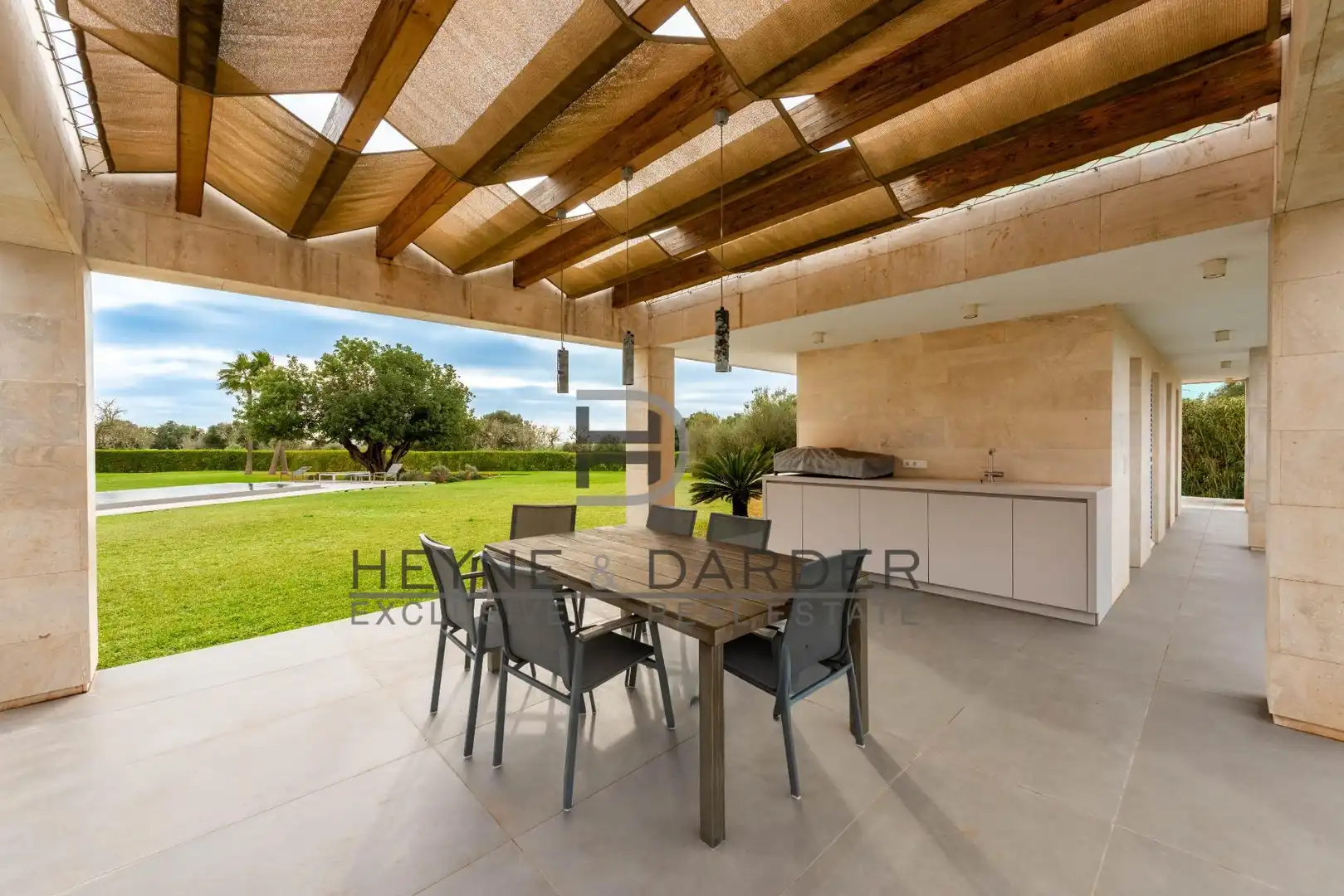 Terraza de Casa o chalet de alquiler en Santanyí con Aire acondicionado, Calefacción y Jardín privado