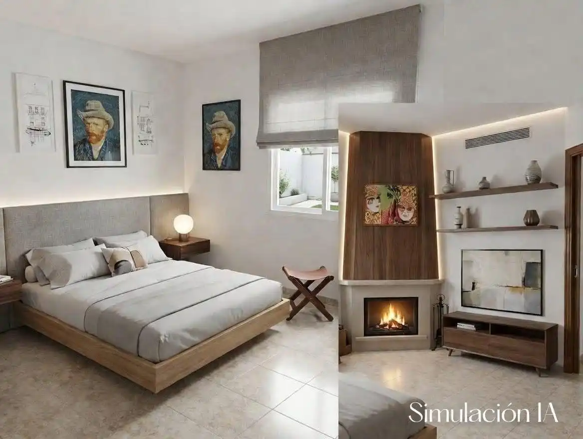 Habitación de Casa o chalet en venta en Málaga con Aire acondicionado, Calefacción y Jardín privado