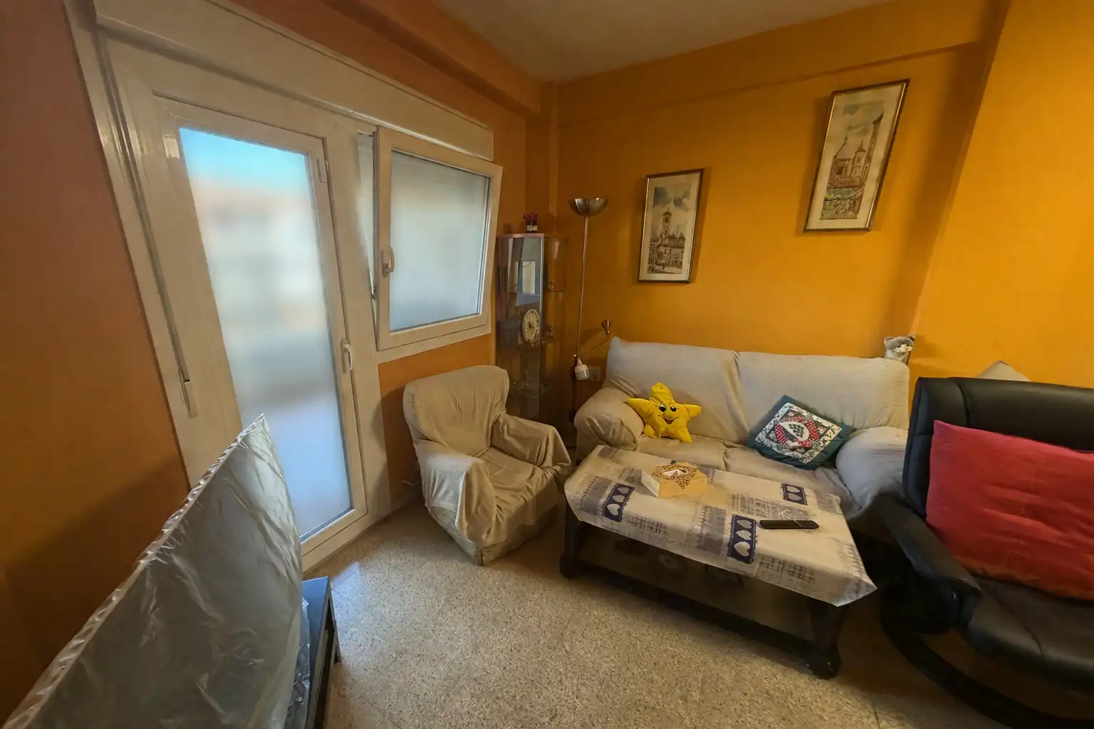 Sala d'estar de Pis en venda en Madrid amb Aire condicionat, Calefacció i Terrassa