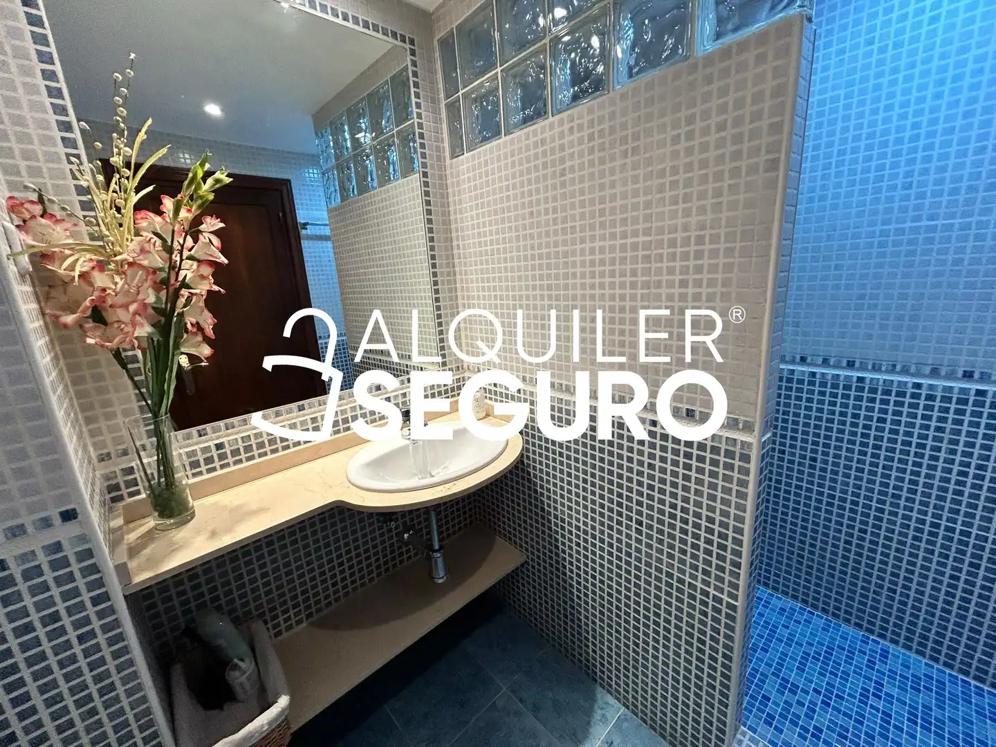 Baño de Piso de alquiler en Madrid con Aire acondicionado, Calefacción y Amueblado