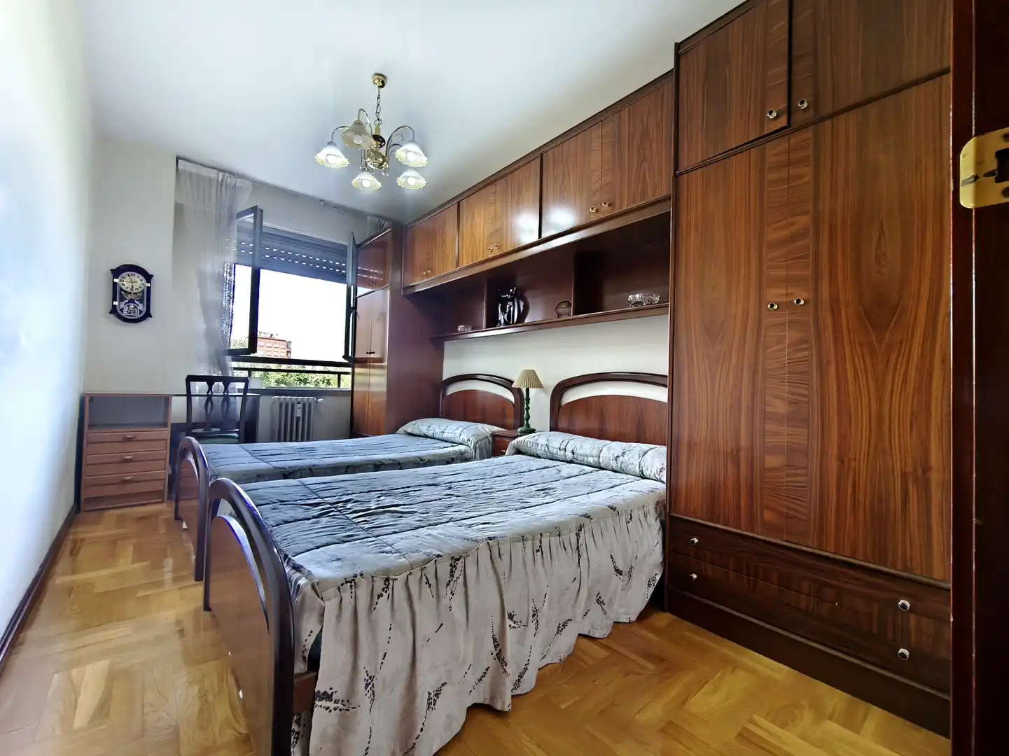 Bedroom of Flat for sale in  Logroño  with Heating, Parquet flooring and Terrace