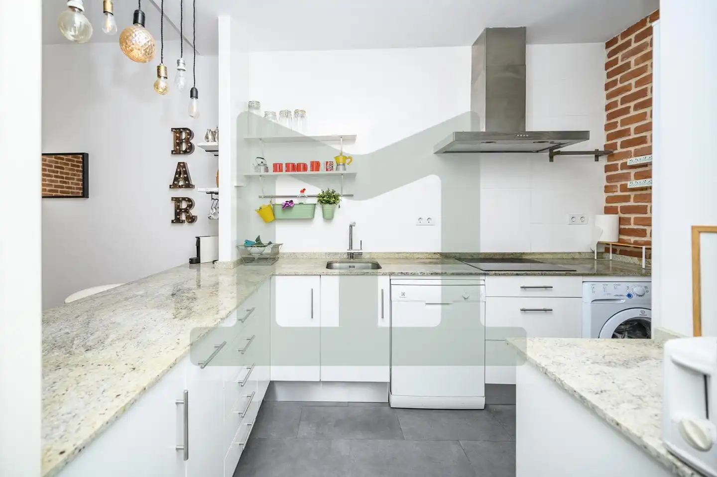 Küche von Wohnung zur Miete in Madrid mit Klimaanlage, Heizung und Terrasse