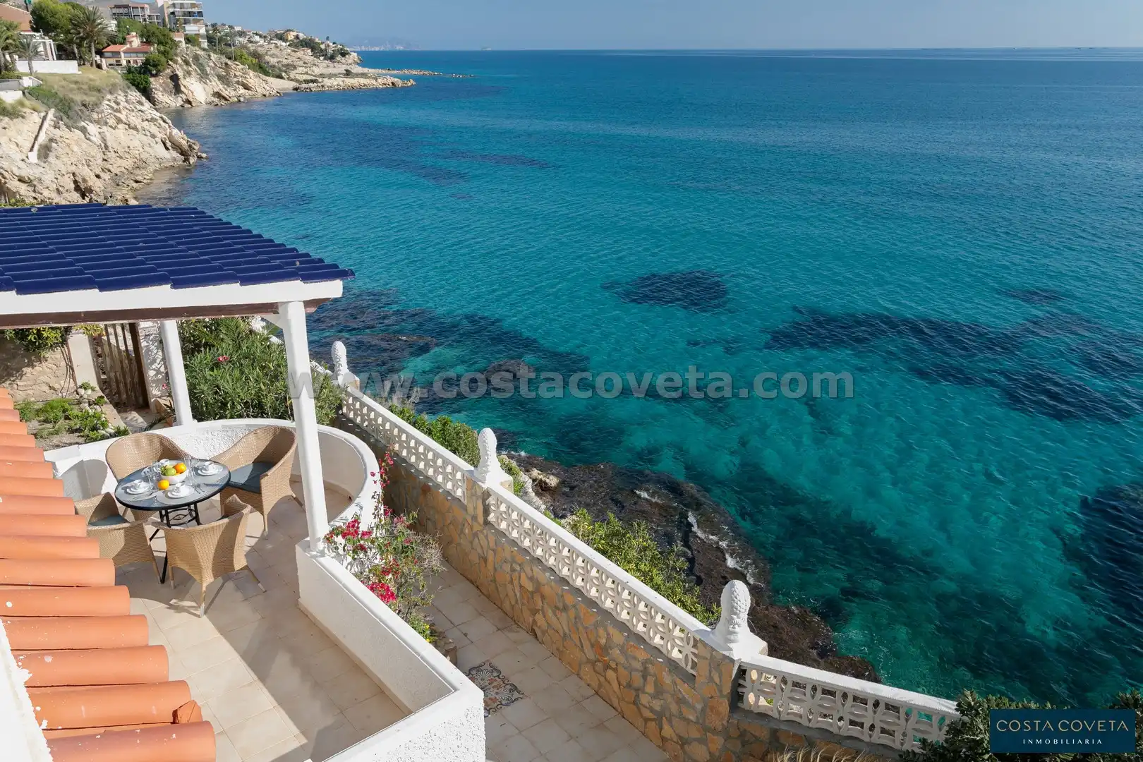 Exterior view of Houses for sale in El Campello  with Air Conditioner, Private garden and Terrace