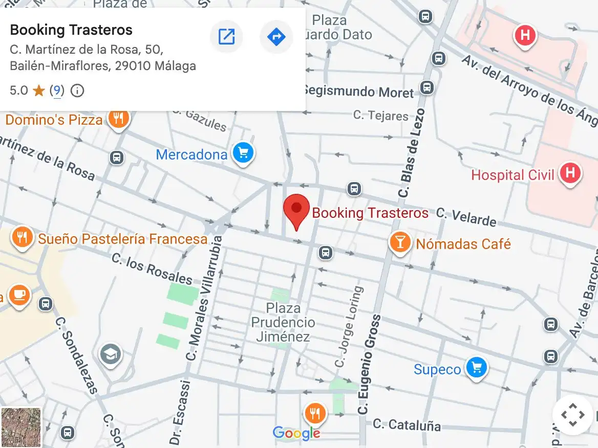 Parking de Trastero de alquiler en Málaga con Alarma