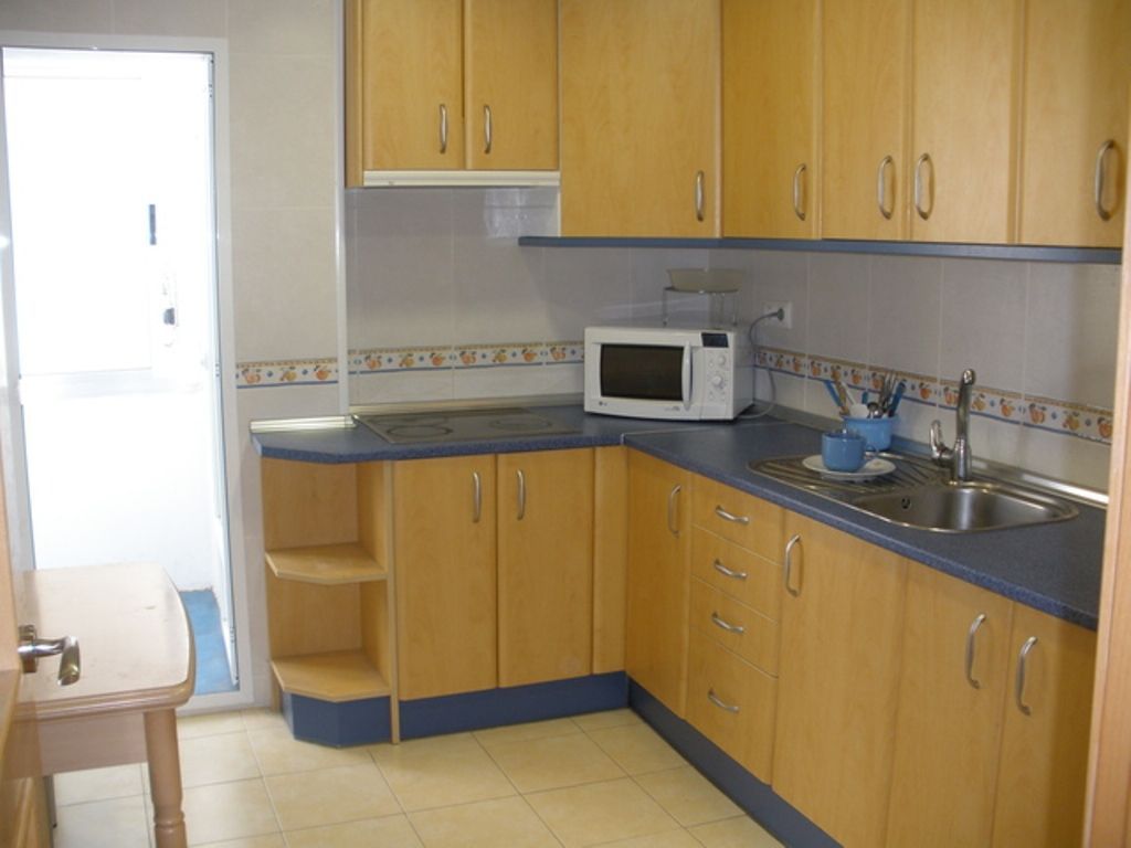 Kitchen of Flat for sale in Salamanca Capital  with Parquet flooring, Furnished and Balcony