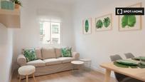 Living room of Flat to rent in  Madrid Capital  with Air Conditioner, Heating and Furnished