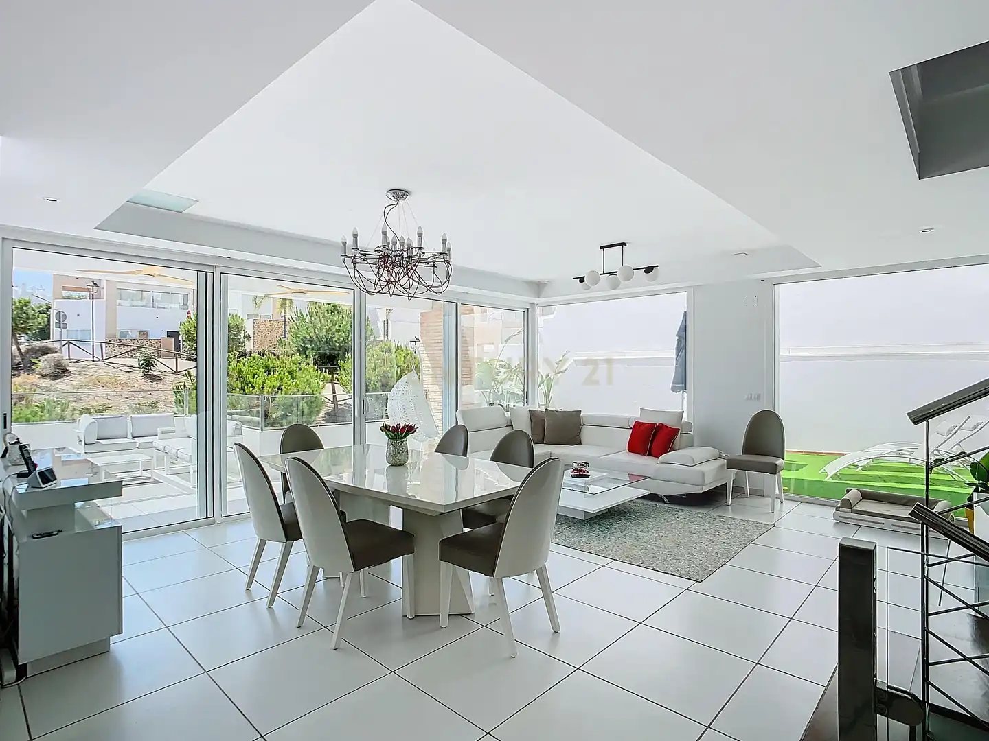 Esszimmer von Haus oder Chalet zum Verkauf in Benalmádena mit Klimaanlage, Balkon und Alarm