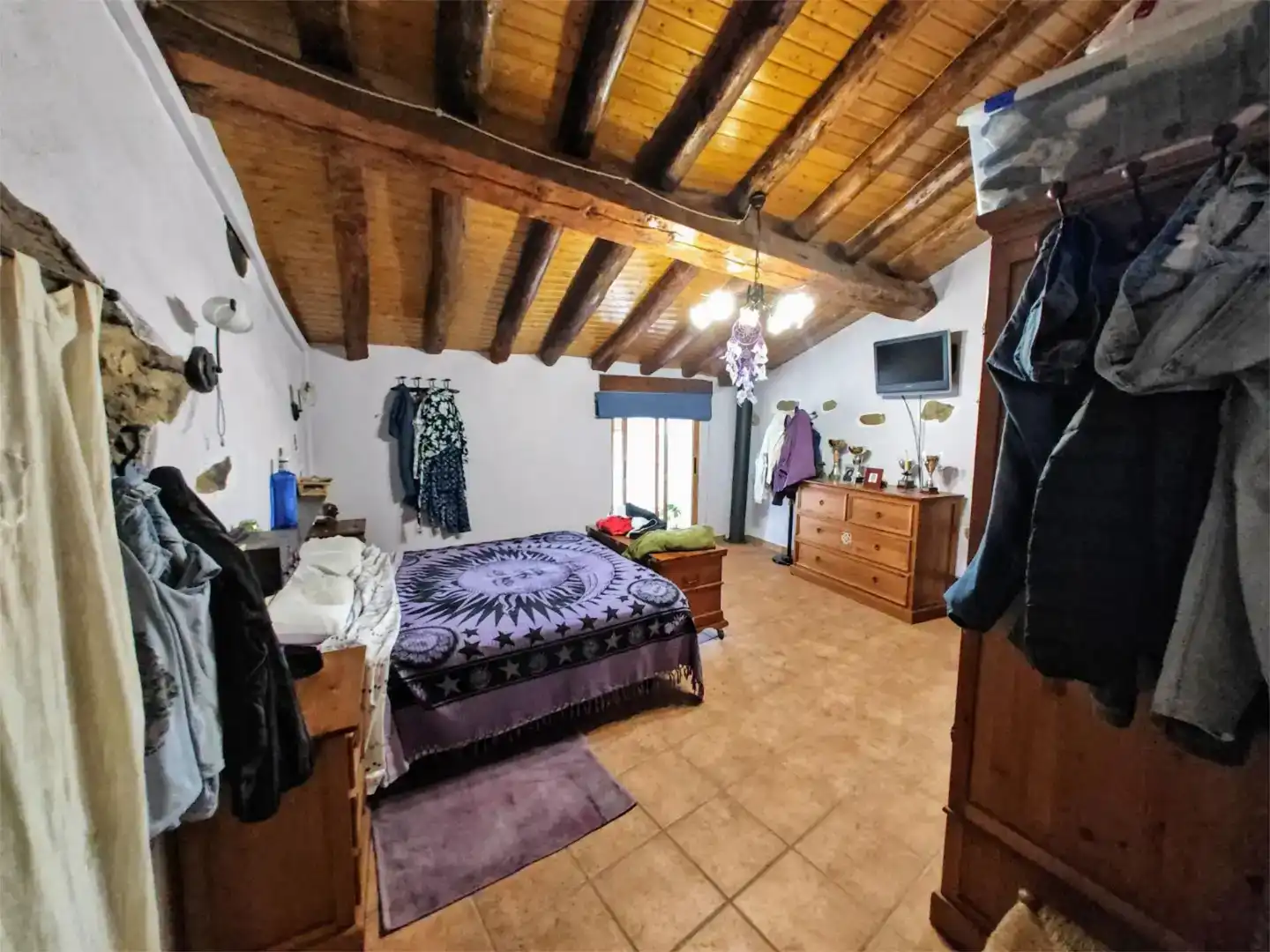 Dormitori de Casa adosada en venda en Xert amb Aire condicionat i Balcó