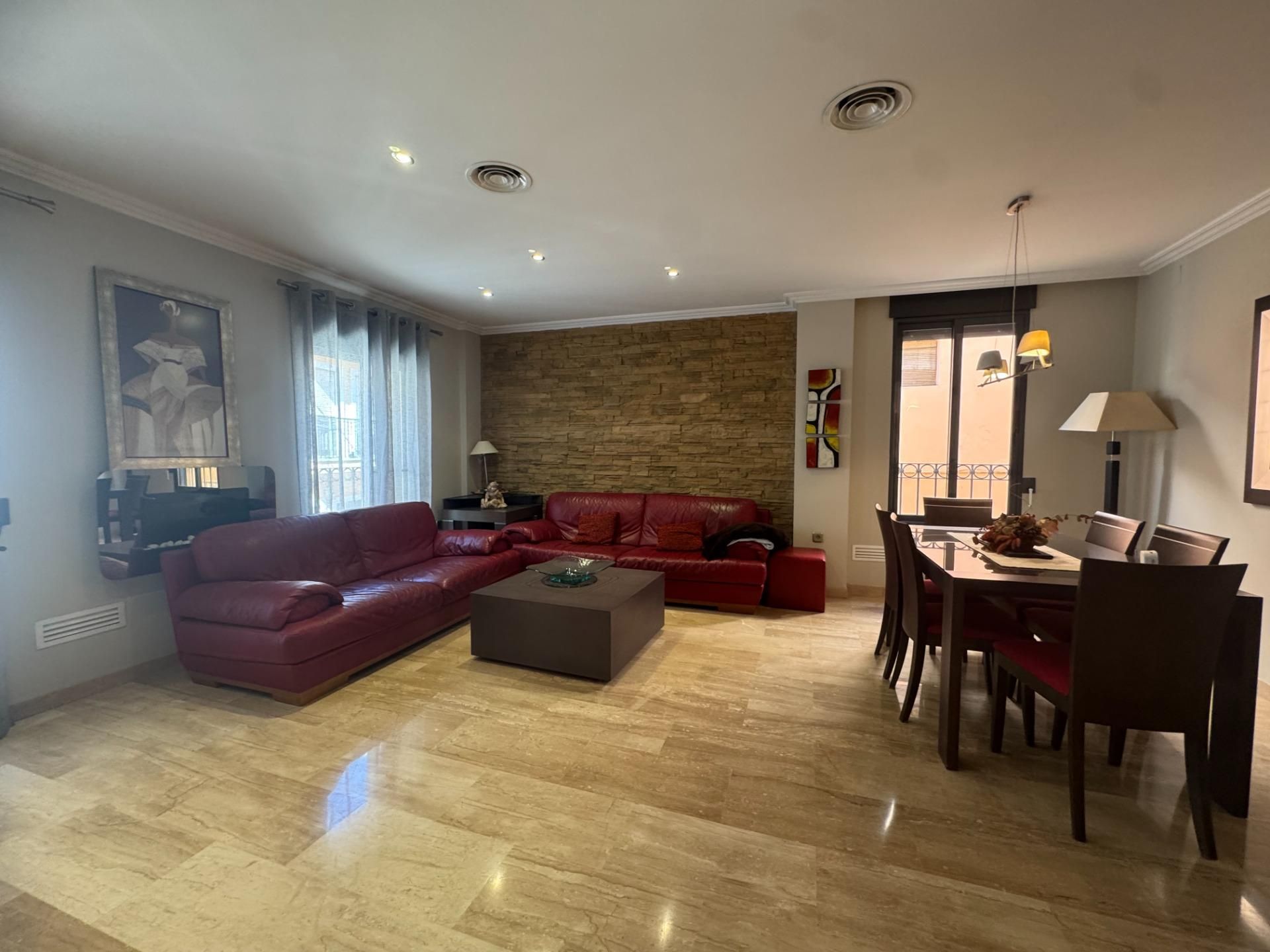 Living room of House or chalet for sale in Llíria  with Air Conditioner, Parquet flooring and Terrace