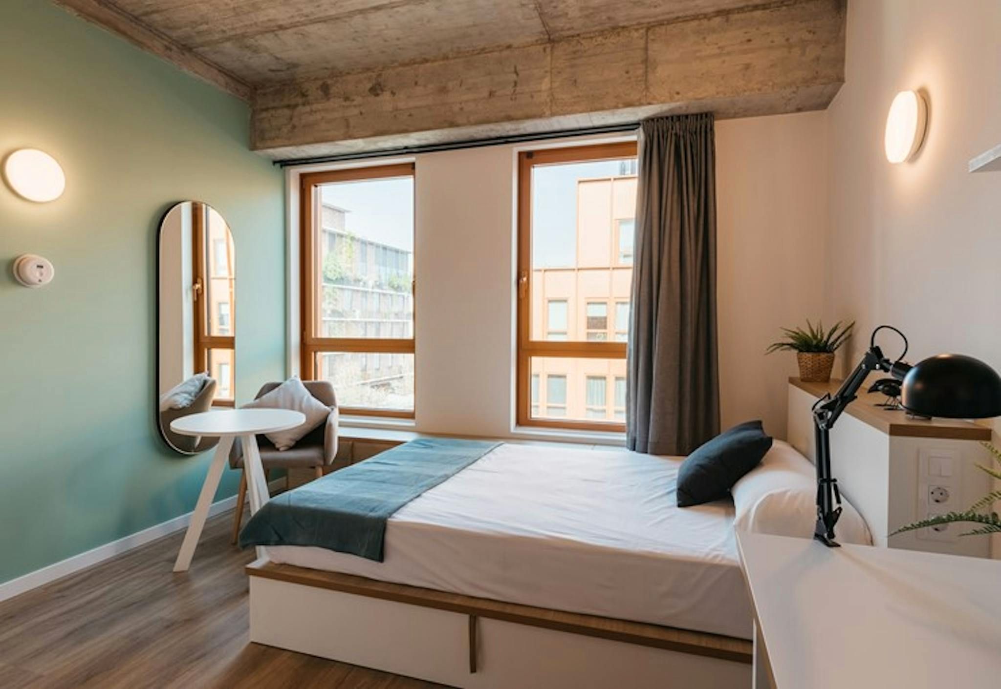 Bedroom of Flat to rent in  Barcelona Capital  with Heating