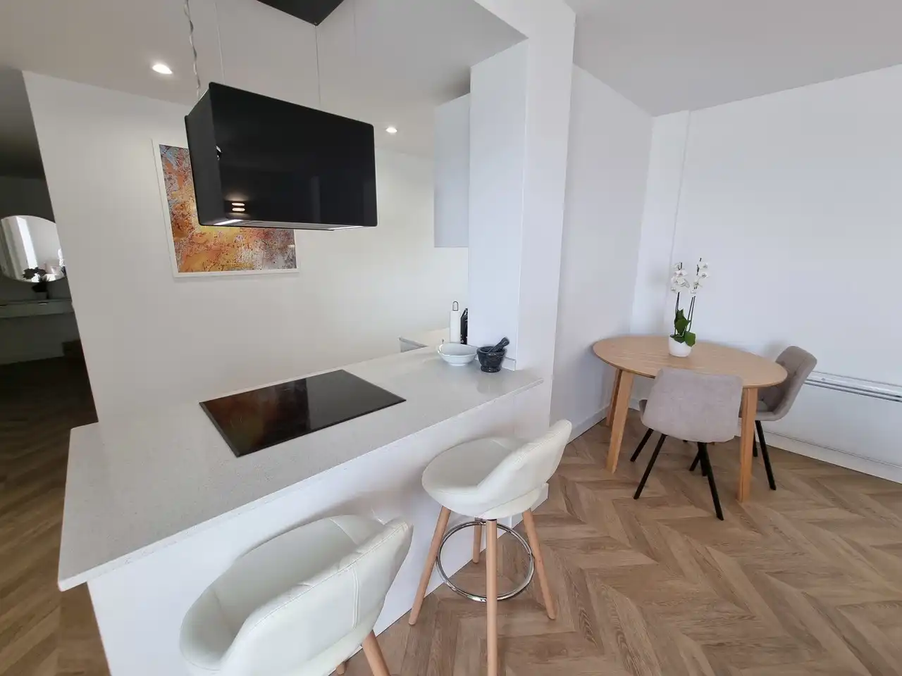 Kitchen of Apartments for sale in Mojácar  with Air Conditioner, Swimming Pool and Furnished