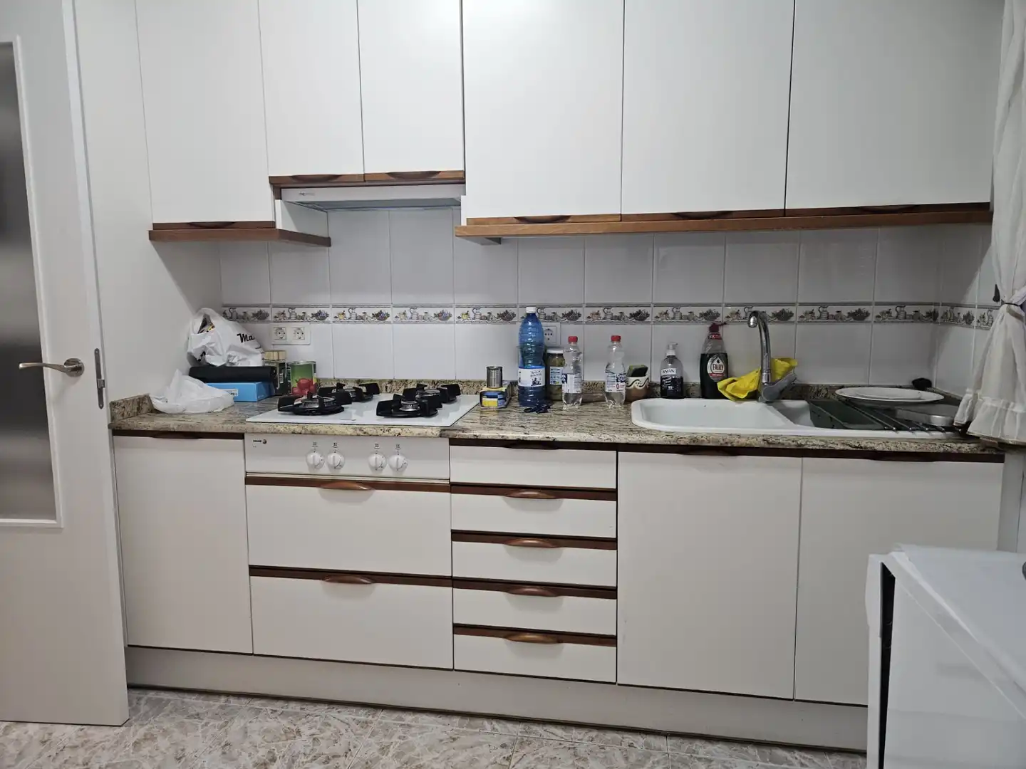 Kitchen of Flat for rent in Castellón de la Plana / Castelló de la Plana  with Air Conditioner, Heating and Furnished