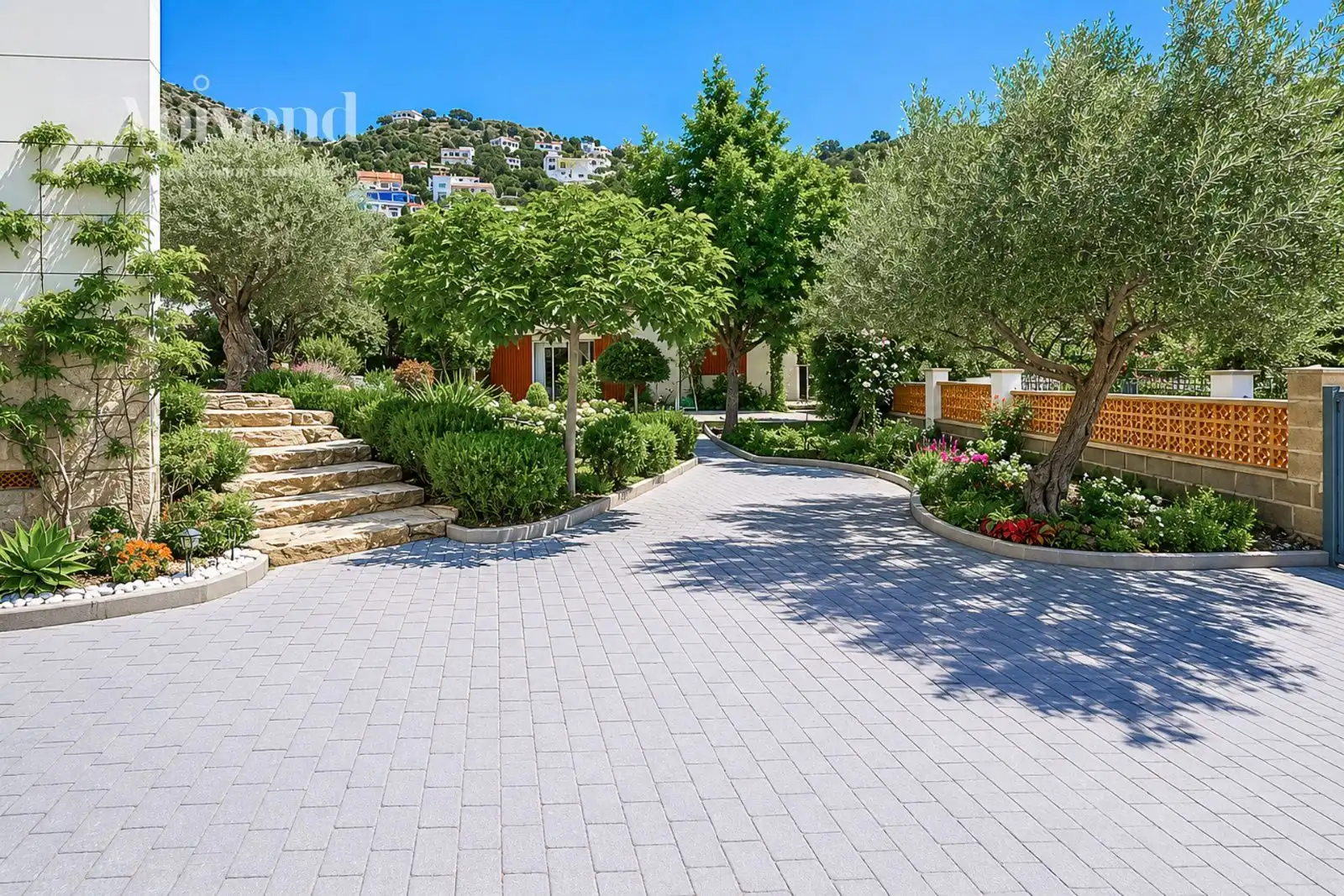 Exterior view of Houses for sale in Roses  with Air Conditioner, Heating and Private garden